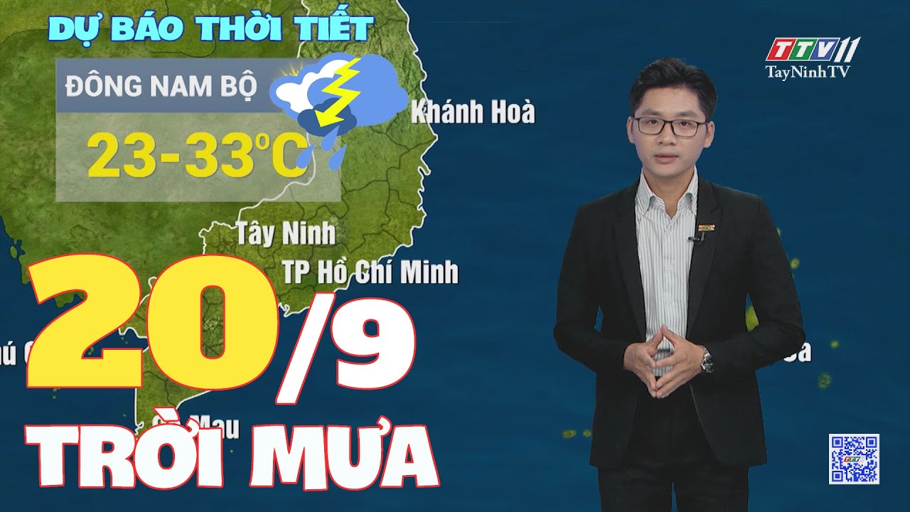 Bản tin thời tiết 20-9-2024 | TayNinhTVENT